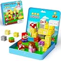 Travel Magnetic Blocks Kids Toys: 49 PCS Mini Magnets Cubes with Iron Box