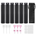 Lulupack Travel Perfume Bottle Refillable, 8ml Cologne Spray Atomizer, 6PCS