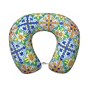 Travel Pillow Cozy Soft Microfiber Memory Foam Neck Pillow Head Support Soft Pillow for Sleeping Rest Airplane Car Home Use
