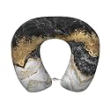 Travel Pillow Cozy Soft Microfiber Memory Foam Neck Pillow Head Support Soft Pillow for Sleeping Rest Airplane Car Home Use