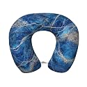 ENSFTF Travel Pillow Cozy Soft Microfiber Memory Foam Neck Pillow Head Support Soft Pillow for Sleeping Rest Airplane Car Home Use