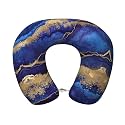 Travel Pillow Cozy Soft Microfiber Memory Foam Neck Pillow Head Support Soft Pillow for Sleeping Rest Airplane Car Home Use
