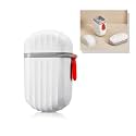 Qonetic Travel Soap Case and Tooth Brush Holder Bathroom, Soap Box for Travelling Leak Proof Toothbrush Cover Box, Waterproof Toothbrush Cover Case Toothbrush Holder for Travel, Camping (Off White)