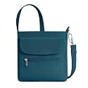 Travelon Anti-Theft Classic Mini Shoulder Bag, Teal, One Size, Travelon Anti-theft Classic Mini Shoulder Bag