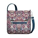 Travelon Anti-Theft Classic Mini Shoulder Bag, Summer Paisley, One Size, Travelon Anti-theft Classic Mini Shoulder Bag