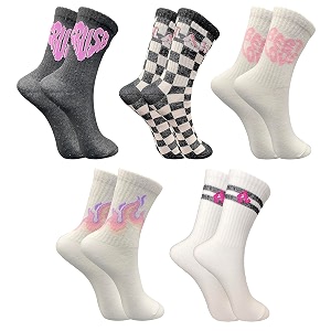 trazo women39s calf length designer knitted multicolor multi-purpose socks  socks for women
