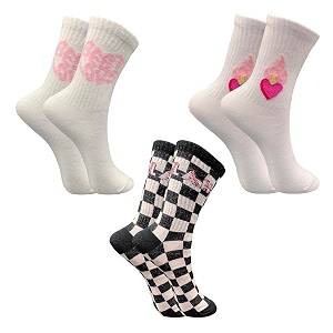 trazo women39s calf length designer knitted multicolor multi-purpose socks  socks for women