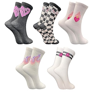 trazo women39s calf length designer knitted multicolor multi-purpose socks  socks for women