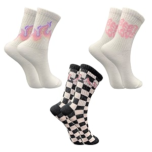 trazo women39s calf length designer knitted multicolor multi-purpose socks  socks for women