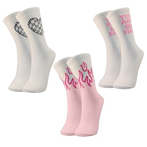 trazo women39s calf length designer knitted multicolor multi-purpose socks  socks for women pack of 3