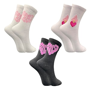 trazo women39s calf length designer knitted multicolor multi-purpose socks  socks for women