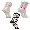 TRAZO Women's Calf Length Designer Knitted Multicolor, Multi-Purpose Socks | Socks for Women