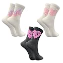 TRAZO Women's Calf Length Designer Knitted Multicolor, Multi-Purpose Socks | Socks for Women