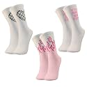 TRAZO Women's Calf Length Designer Knitted Multicolor, Multi-Purpose Socks | Socks for Women (Pack of 3)