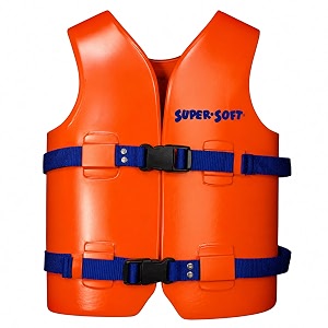 trc recreation super soft child size medium life jacket uscg-approved
