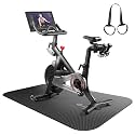 Treadmill Mat,Bike Mat,Stationary Bike Mat,Foldable Treadmill Mat for Hardwood Floors and Carpet.for Exercise Bike,Exercise Equipment Indoor Cycles,Rowing Elliptical (29.5" X 60")