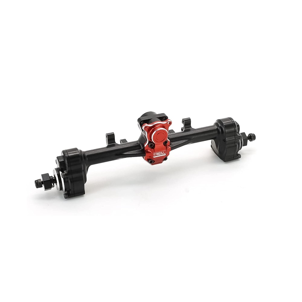 TREAL SCX24 Rear Portal Axles Complete Kit, Aluminum 7075 CNC Machined ...