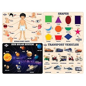 treasurebox wooden puzzle educational board learning toy tray for kids size 22x30 cm sh-ss-bp-tv