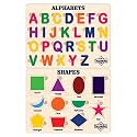 TreasureBox Wooden Puzzle Educational Board Learning Toy Tray for Kids, Size 22x30 cm (AL-SH)