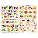 TreasureBox Wooden Puzzle Educational Board Learning Toy Tray for Kids, Size 22x30 cm (AL-AW-AD-AS)