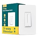 TREATLIFE 3 Way Smart Dimmer Switch 1 Pack, Master 3 Way Dimmable Light Switch, 2.4GHz Smart Switch Compatible with Alexa and Google Home, Neutral Wire Needed, No Hub Required, Remote Control