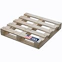 Treaton, Heavy-Duty 4-Way Entry Wooden Pallet – 48x48x5”, Industrial-Grade Hardwood Shipping Pallet, Durable, Reusable, Stackable, Easy to Handle, Commercial Use as a Floor-Pallet, 10 Pack
