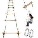 Tree Climbing Rope Ladder 16 ft, Hanging Ladder for Adults & Kids
