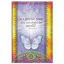 Tree-Free Greetings EcoNotes Stationary- Blank Note Cards with Envelopes, 4" x 6", Shake The World, Boxed Set of 12 (FS56727)