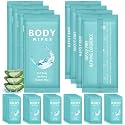 Treela 300 Pcs Large Body Wipes Bulk Deodorant, 7.09" X 9.84", Blue
