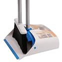 TreeLen Long Handle Broom and Dustpan Set, Upright Dustpan Combination for Home, Kitchen, Room, Office, Lobby Floor, No Bending Down