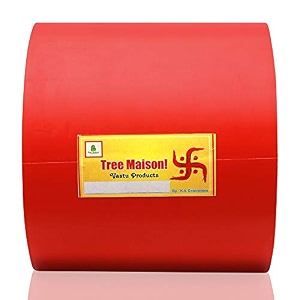 treemaison vastu red tape  size - 4 inch 96 mm approx  length- 20 meter approx  vastu tape remedy for toilet  vastu tape for main door entrance  vastu tape for negative entrance  pack of 1