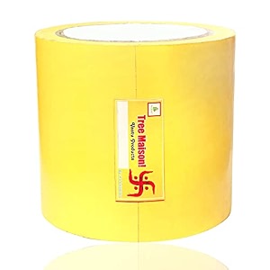 yellow tape  size - 4 inch 96 mm approx  length- 20 meter approx  vastu tape remedy for toilet  vastu tape for main door  tape remedy for negative entrance  pack of 1