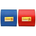Vastu Blue - Red Tape | Size - 4 Inch (96 mm) Approx | Length- 20 Meter (Approx) | Vastu Tape Remedy for Toilet | Vastu Tape for Main Door | Tape Remedy for Negative Entrance | Pack of 2