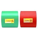 Vastu Red Green Tape Combo | Size - 4 Inch (96 mm) Approx | Length- 20 Meter (Approx) | Vastu Tape Remedy for Toilet | Tape Remedy for Negative Entrance | Pack of 2