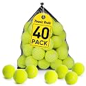 Treeroot 16/30/40/60/80 Pcs Tennis Balls, High Elasticity Tennis Balls Bulk, Comes with a Portable Mesh Bag, Tennis Ball for Dogs, Suitable for Beginner Training Ball, Durable &amp; Bounce
