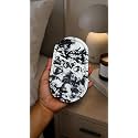 TREETRUNK® Concrete Oval Trinket Tray | Jewellery/Makeup/Table Organizer l Home Decor l Candle Tray | Multipurpose (18.8×10.2×2cm) (B&amp;W Marble)