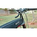 TREK 'N' RIDE Top Tube Lange - Black Polyester Full Length Top Tube Bag for Cycle