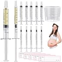 Trelaco 100 Sets 3 Ml 1 Ml Breast Milk Syringes No Needle Colostrum