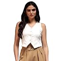 Trend Arrest.ed Women39s V-Neck Waistcoat Button-Down