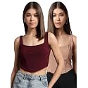 Trend Arrest.ed Women39s Stretchable Corset Style Crop