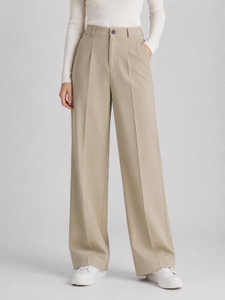 Trend Level Loose Fit Flared Women Beige