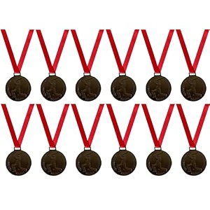 metal cricket medals for man of the match best batsmans best bowlers best man of the series with ribbon for all events amp tournament of cricket prizes medals 12 pcs medals amp tag brown