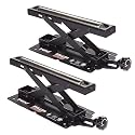 Trend Set of 2 Adjustable Miter Saw Roller Stand, 140 lbs Capacity and Height Adjustment from 2 inches to 6.3 inches, R/STAND/A/2
