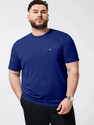 Trend Twist Solid Men Round Neck Dark