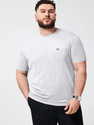 Trend Twist Solid Men Round Neck White
