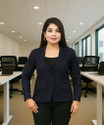 TrendArc Solid Single Breasted Formal Women Blazer