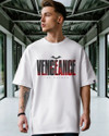 trendaura Graphic Print Men Round Neck White
