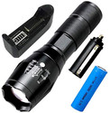 TRENDBIT Zoom able 5 Mode led-XML-T 650 Torch 8 hrs Torch Emergency Light (Black)