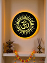 trendDecor Craft Om Chakra Wall Light and Decor | Home Decoration Material | Mandala