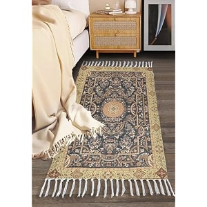 trendecor handmade printed dhurrie 2 x 5 feet carpet rug runner and carpets for living roomdrawing roombedroomhome design 7